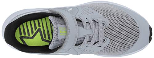 Nike Star Runner 2 (PSV), Sneaker Unisex-Child, Wolf Grey/White-Black-Volt, 35 EU