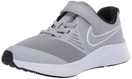 Nike Star Runner 2 (PSV), Sneaker Unisex-Child, Wolf Grey/White-Black-Volt, 35 EU Nike Star Runner 2 (PSV), Sneaker Unisex-Child, Wolf Grey/White-Black-Volt, 35 EU