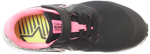 Nike Star Runner 2 (PSV), Zapatillas de Running, Negro (Black/Sunset Pulse/Black/White 002), 28 EU