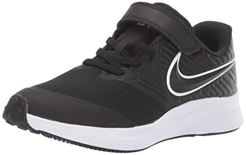 Nike Star Runner 2 (PSV), Zapatillas de Running, Negro (Black/White/Black/Volt 001), 33 EU