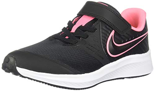 Nike Star Runner 2 (PSV), Zapatillas, Negro (Black/Sunset Pulse/Black/White 002), 32 EU