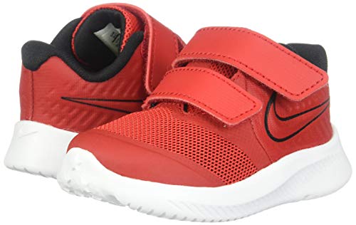 Nike Star Runner 2, Zapatillas de Atletismo Niños, Multicolor (University Red/Black/Volt 600), 25 EU