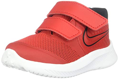 Nike Star Runner 2, Zapatillas de Atletismo Niños, Multicolor (University Red/Black/Volt 600), 25 EU