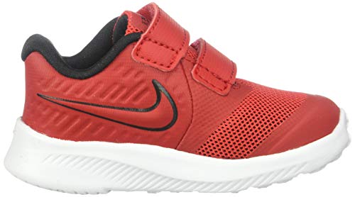 Nike Star Runner 2, Zapatillas de Atletismo Niños, Multicolor (University Red/Black/Volt 600), 31 EU