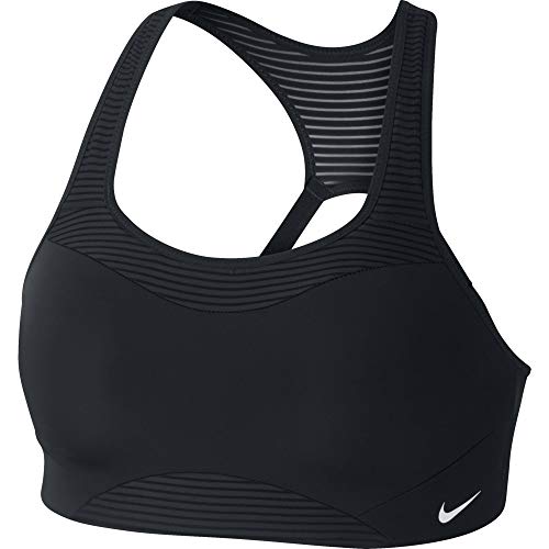 NIKE Sujetador Alpha Novelty, Mujer, CQ8960, Azul/Gris, Medium