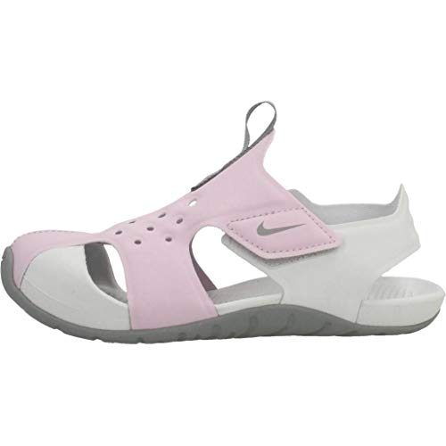 Nike Sunray Protect 2, Walking Shoe Boys, Lila Helado/Partícula Gris/Polvo Fotón, 31 EU