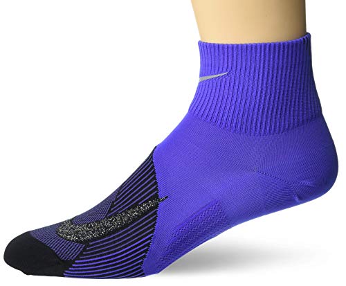 NIKE U Nk Spark LTWT Ankle Calcetines, Unisex Adulto, Rush Violet/Black, 12