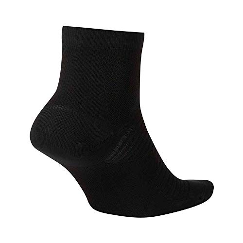 NIKE U NK Spark LTWT Ankle Socks, Unisex Adulto, Negro, 10