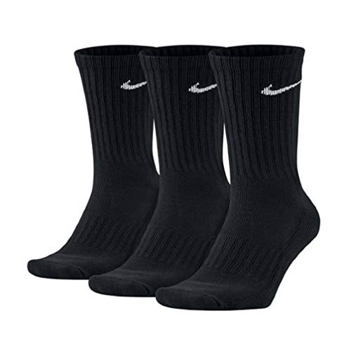 Nike Value Cotton Crew - Calcetines (3 unidades) blanco/negro M Nike Value Cotton Crew - Calcetines (3 unidades) blanco/negro M