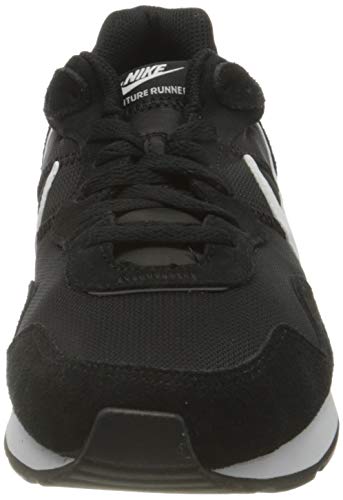 NIKE Venture Runner, Sneaker Hombre, Black White Black, 42 EU