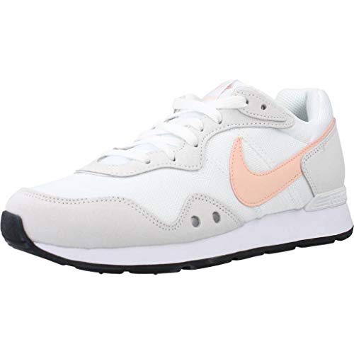 Nike Venture Runner, Sneaker Womens, White/Washed Coral-Black, 40.5 EU