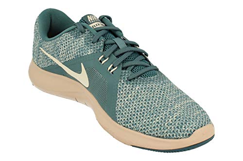 Nike W Flex Trainer 8, Zapatillas de Deporte para Mujer, Multicolor (Celestial Teal/Guava Ice/Light Silver 400), 38 EU