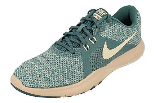 Nike W Flex Trainer 8, Zapatillas de Deporte para Mujer, Multicolor (Celestial Teal/Guava Ice/Light Silver 400), 38 EU