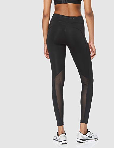 NIKE W NK Fast Tght Mr Pantalones de Deporte, Mujer, Black/Reflective silv, M