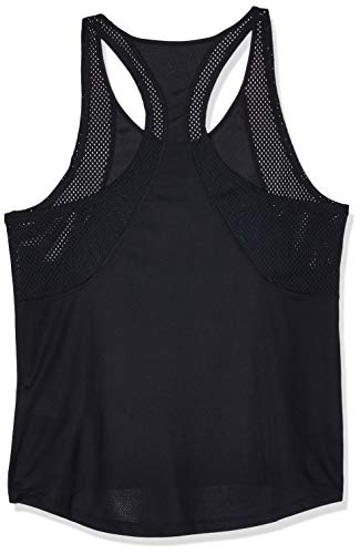 NIKE W NK Run Tank Camiseta sin Mangas, Mujer, Black/Black/Reflective silv, XS