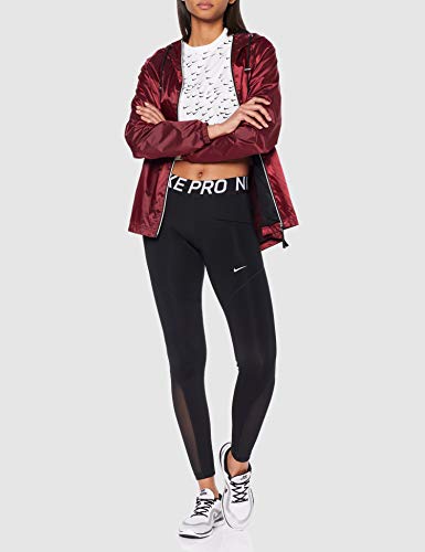 NIKE W NP Tight Pantalones de Deporte, Mujer, Black/White, L NIKE W NP Tight Pantalones de Deporte, Mujer, Black/White, L