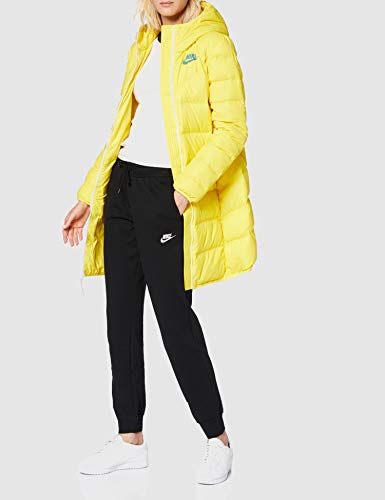 NIKE W NSW Essntl Pant Reg FLC Sport Trousers, Mujer, Black/(White), XS NIKE W NSW Essntl Pant Reg FLC Sport Trousers, Mujer, Black/(White), XS