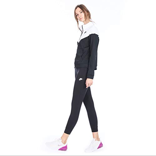 NIKE W NSW TRK Suit PK Chándal, Mujer, Black/White/Black, M