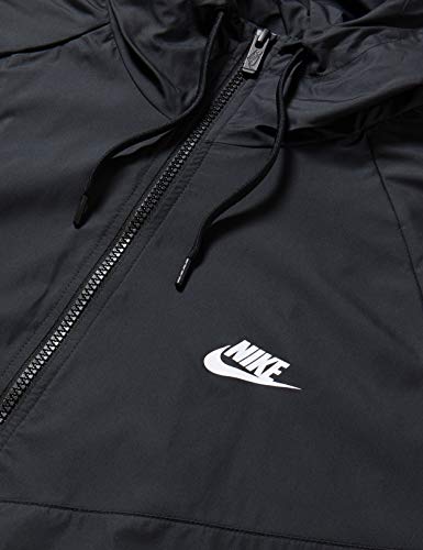 NIKE W NSW WR Jkt Chaqueta de Deporte, Mujer, Black/Black/(White), S NIKE W NSW WR Jkt Chaqueta de Deporte, Mujer, Black/Black/(White), S