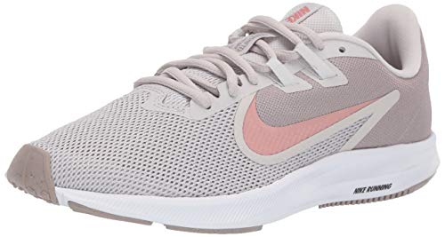 Nike Wmns Downshifter 9, Zapatillas de Running para Asfalto para Mujer, Multicolor (Vast Grey/Rust Pink/Pumice/White 008), 36.5 EU