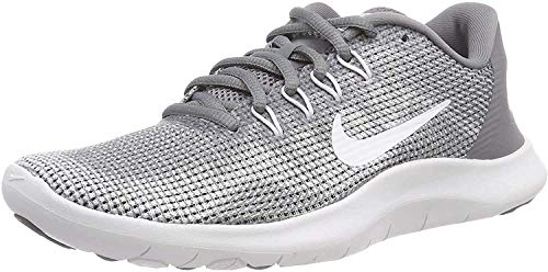 Nike Wmns Flex 2018 RN, Zapatillas Mujer, Gris Cool Grey White 010, 43 EU Nike Wmns Flex 2018 RN, Zapatillas Mujer, Gris Cool Grey White 010, 43 EU