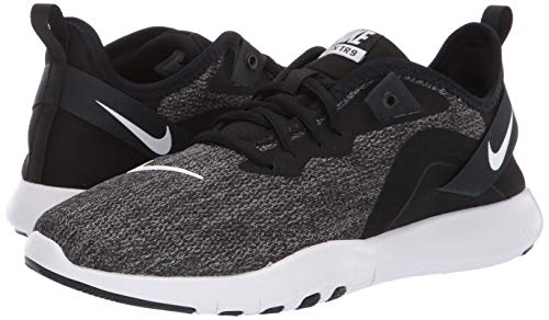 Nike Wmns Flex Trainer 9, Zapatillas de Gimnasia Mujer, Negro (Black/White/Anthracite 002), 37.5 EU