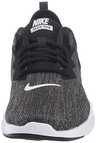 Nike Wmns Flex Trainer 9, Zapatillas de Gimnasia Mujer, Negro (Black/White/Anthracite 002), 37.5 EU