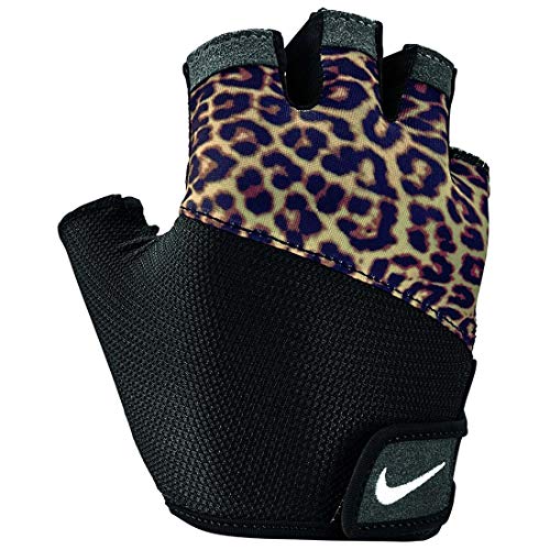 NIKE Women's Gym Elemental Fitness Guantes, Mujer, Color Dorado/Antracita/Blanco, Medium