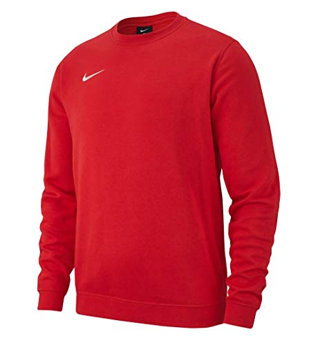 NIKE Y CRW FLC TM Club19 Sudadera, Niños, University Red/White, S