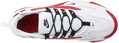 Nike Zoom 2K, Zapatillas Deportivas Hombre, Bianco White Black Gym Red White 107, 43 EU