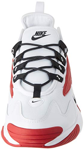 Nike Zoom 2K, Zapatillas Deportivas Hombre, Bianco White Black Gym Red White 107, 43 EU Nike Zoom 2K, Zapatillas Deportivas Hombre, Bianco White Black Gym Red White 107, 43 EU