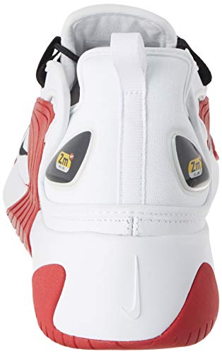 Nike Zoom 2K, Zapatillas Deportivas Hombre, Bianco White Black Gym Red White 107, 43 EU