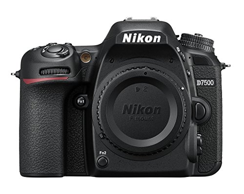 Nikkon D7500 - Cámara réflex digital de 20.9 Mp (pantalla LCD 3.2", 4K/UHD, SnapBridge, Bluetooth, Wifi), color negro - solo cuerpo