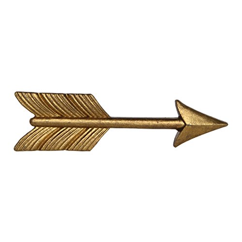 NIKKY HOME Flecha Tirador Tirador Tirador Tirador Muebles Armario Estilo Vintage Decorativo Metal Oro