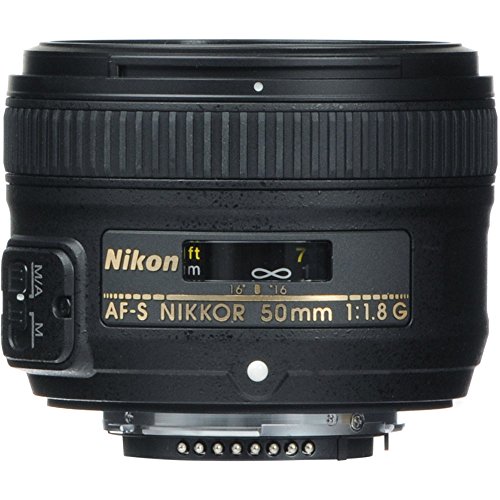 Nikon AF-S 50mm F1.8 G -  [Versión Nikonistas con garantía 5 años y cobertura de robo un año con el acceso a Nikonistas] Objetivo para cámara (distancia focal fija 50 mm, apertura f/1.8) negro