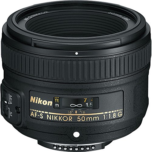 Nikon AF-S 50mm F1.8 G -  [Versión Nikonistas con garantía 5 años y cobertura de robo un año con el acceso a Nikonistas] Objetivo para cámara (distancia focal fija 50 mm, apertura f/1.8) negro