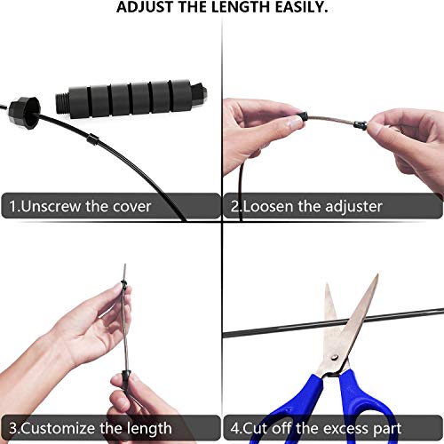 Niluoya Cuerda Saltar, Ajustable de 3M Profesión Cuerda de Salto de Velocidad, con Mango de Espuma de Suave Combas para Mujer Hombre Gym Fitness Ejercicio Crossfit Quema Grasa Aumentar la Resistencia Niluoya Cuerda Saltar, Ajustable de 3M Profesión Cuerda de Salto de Velocidad, con Mango de Espuma de Suave Combas para Mujer Hombre Gym Fitness Ejercicio Crossfit Quema Grasa Aumentar la Resistencia