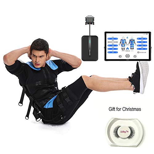 NINI ABS Trainer ccsme Abdominal estimulador Muscular Cardio Global de la máquina Equipo del Ejercicio de la Ropa Interior de Inicio Entrenamiento EEM eléctrico Pulso a Lose Weight,S