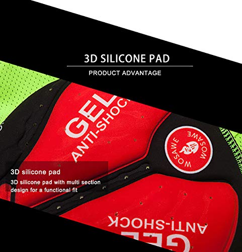 NINI Rellenos de Gel de Bicicletas Bicicletas de montaña Pantalones Cortos de Secado rápido de la Ropa Interior de Alta Elasticidad Pantalones de ratón 3D Transpirable Profesional de Ciclo,Negro,XXL NINI Rellenos de Gel de Bicicletas Bicicletas de montaña Pantalones Cortos de Secado rápido de la Ropa Interior de Alta Elasticidad Pantalones de ratón 3D Transpirable Profesional de Ciclo,Negro,XXL