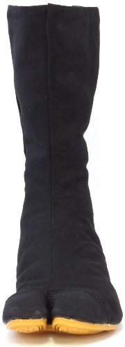 Ninja Shoes, Jikatabi, Rikkio Tabi Boots(US 5~12) Black / White!! +Travel bag (US 8.5 (26.5cm), Black) (japan import)