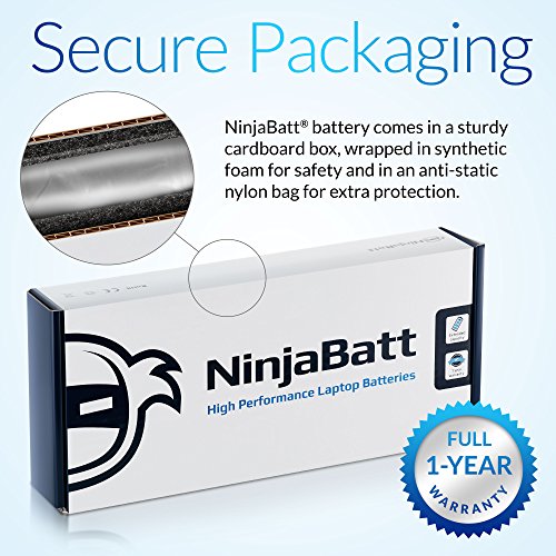 NinjaBatt Batería para HP 740715-001 OA03 OA04 250 G2 250 G3 255 G3 746641-001 746458-851 HSTNN-LB5S 15-D003SL 15-G092SA 15-G094SA TPN-F112 TPN-F113 - Alto Rendimiento [4 Celdas/2200mAh/33wh]