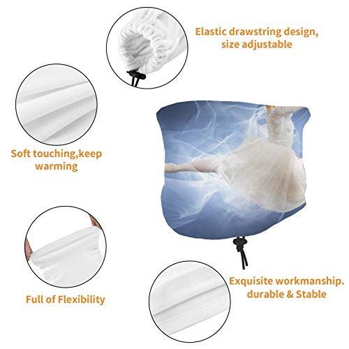 Niños Neck Gaitor Face Cover Bufanda Pasamontañas Bandana transpirable Protección UV Polainas de cuello para hombres Un joven y elegante bailarina de ballet Calentador de cuello para mujer para depor