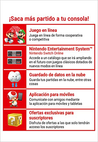 Nintendo Switch Online - 12 Meses | Nintendo Switch - Código de descarga Nintendo Switch Online - 12 Meses | Nintendo Switch - Código de descarga