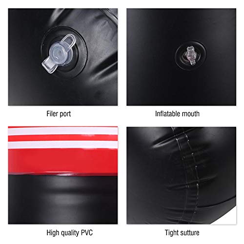 Niunion Bolsa Inflable de PVC, Bolsa Inflable para Entrenamiento con Patadas de Boxeo Bomba de Pedal infladora de Aire Niunion Bolsa Inflable de PVC, Bolsa Inflable para Entrenamiento con Patadas de Boxeo Bomba de Pedal infladora de Aire