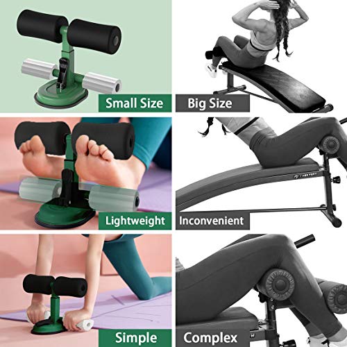 NIUPSKY Barra de Abdominales de autoaspiración, ayudas para Abdominales con Ventosa Doble, Dispositivo Abdominal para Hombres y Mujeres, máquina Deportiva Multifuncional para Ejercicios. ( NIUPSKY Barra de Abdominales de autoaspiración, ayudas para Abdominales con Ventosa Doble, Dispositivo Abdominal para Hombres y Mujeres, máquina Deportiva Multifuncional para Ejercicios. (
