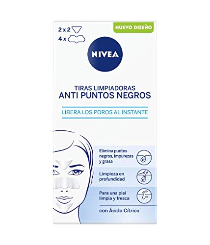 NIVEA - Tiras limpiadoras purificantes zona T para cara y rostro, 6 unidades