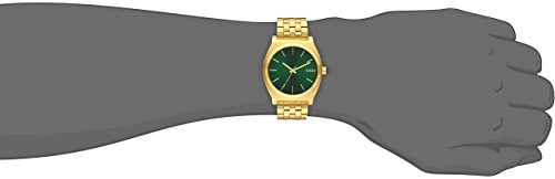 Nixon Reloj Analógico para Hombre de Cuarzo con Correa en Acero Inoxidable A045-1919-00, Verde/Dorado Nixon Reloj Analógico para Hombre de Cuarzo con Correa en Acero Inoxidable A045-1919-00, Verde/Dorado