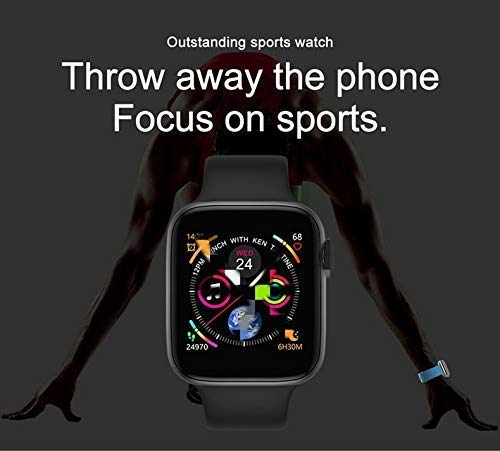 NO BRAND IWO 8 Pro T5 Reloj Inteligente Correa Intercambiable Serie 4 Iw8 Reloj Inteligente Presión cardíaca Presión Arterial Reloj Deportivo para iOS Android PK W34 Chrome NO BRAND IWO 8 Pro T5 Reloj Inteligente Correa Intercambiable Serie 4 Iw8 Reloj Inteligente Presión cardíaca Presión Arterial Reloj Deportivo para iOS Android PK W34 Chrome