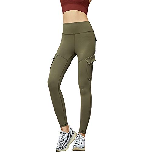 NO BRAND Pantalones De Yoga, Pantalones De Europa Y América Un Sentido De La Ropa De Entrenamiento Pantalones De Yoga Desnudo De Cintura Cadera Alice Significativos (Color : Army Green, Size : S) NO BRAND Pantalones De Yoga, Pantalones De Europa Y América Un Sentido De La Ropa De Entrenamiento Pantalones De Yoga Desnudo De Cintura Cadera Alice Significativos (Color : Army Green, Size : S)