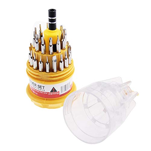 NO BRAND Reloj Lt 31 en 1 Micro Bolsillo Destornillador de precisión del Reloj de reparación del Sistema de Herramienta del Kit NO BRAND Reloj Lt 31 en 1 Micro Bolsillo Destornillador de precisión del Reloj de reparación del Sistema de Herramienta del Kit